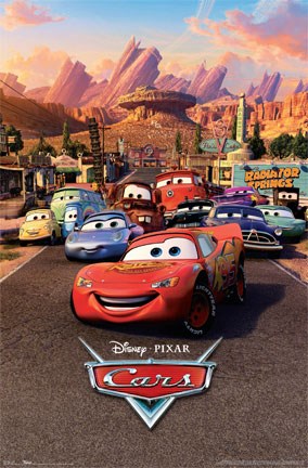 Framed Cars - Radiator Springs Print