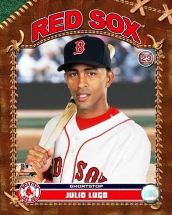 Framed Julio Lugo - 2007 Studio Plus Print