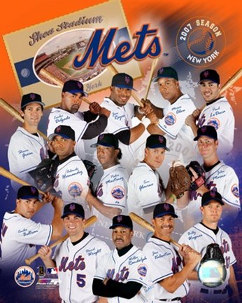 Framed 2007 Mets Team Composite Print