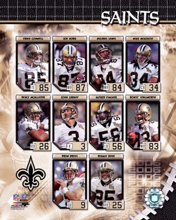 Framed 2006 - Saints Team Composite Print