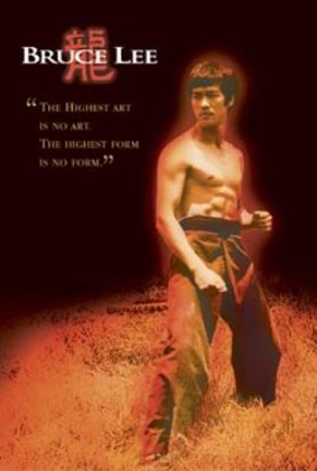 Framed Bruce Lee - Philosophy Print