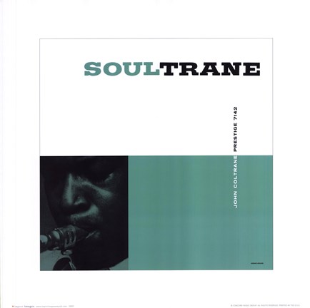 Framed John Coltrane - Soul Trane Print