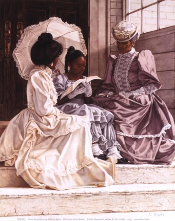 Framed Three Generations Print