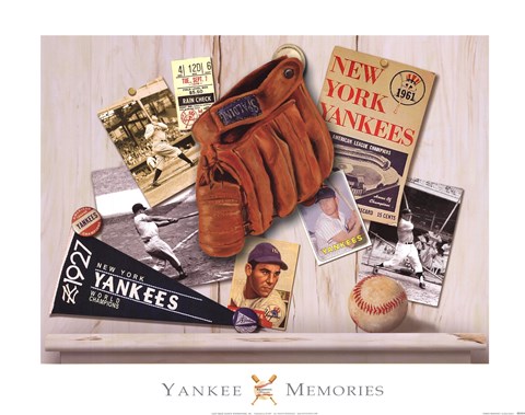 Framed Yankee Memories Print