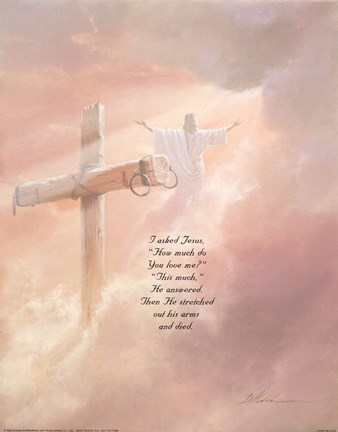 Framed I Asked Jesus Print