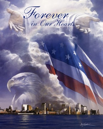 Framed Forever In Our Hearts Print