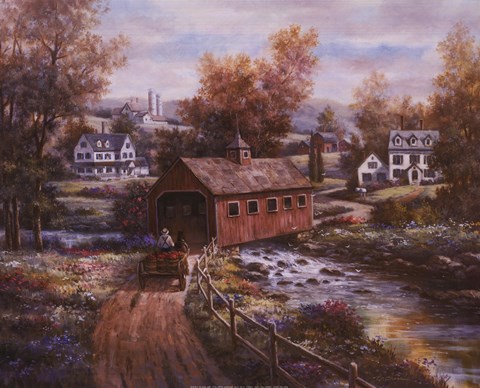 Framed Old Red Mill Print