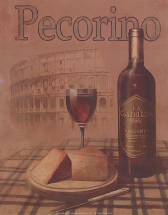 Framed Pecorino - Roma Print