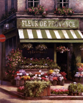Framed Fleurs De Provence Print