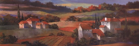 Framed Tuscan Sunset Print