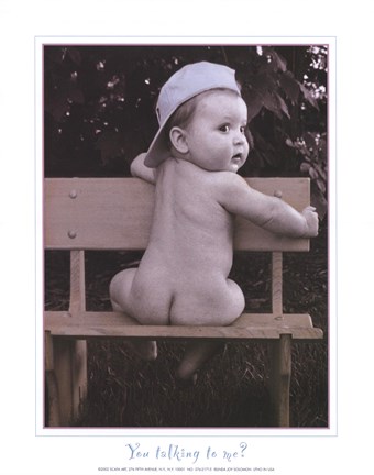 Framed You Talking To Me Print