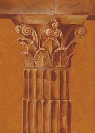 Framed Corinthian Pillars Print