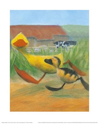 Framed Daisy and the Beastie Print