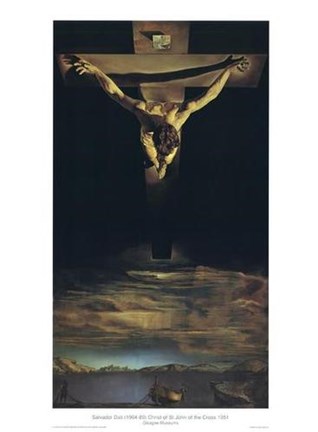 Framed Christ of St. John of the Cross, c.1951 Print