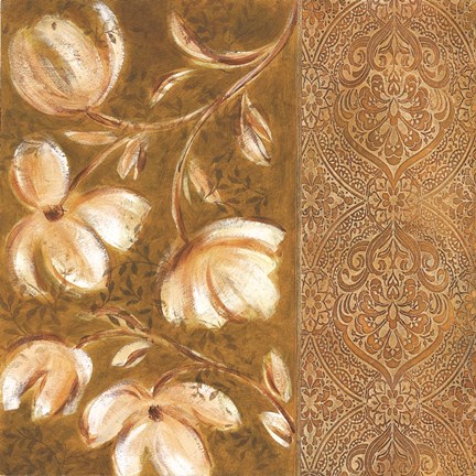 Framed Bukara Paisley II Print