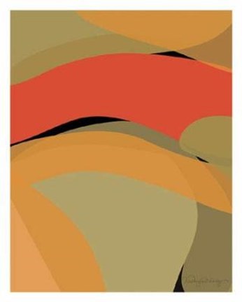 Framed Fluid Motion I Print