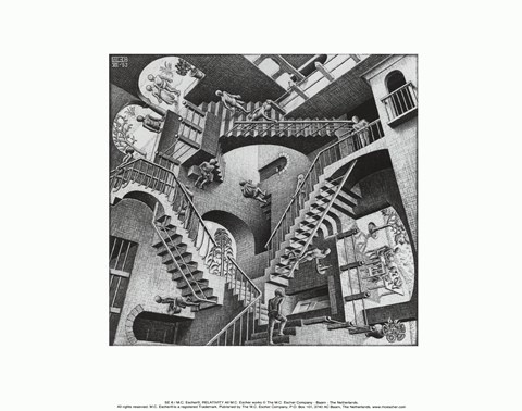 Framed Relativity Print