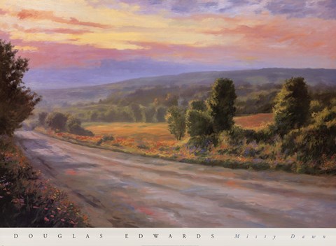 Framed Misty Dawn Print