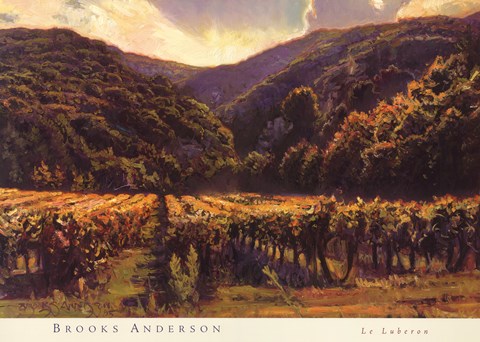 Framed Le Luberon Print