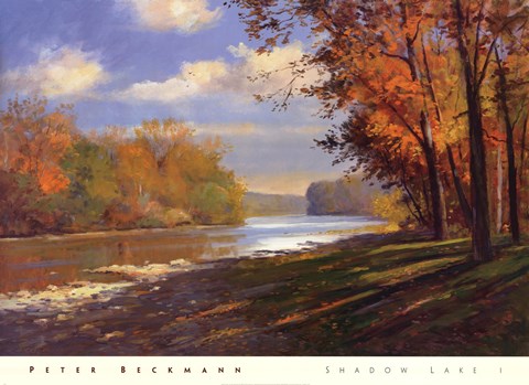 Framed Shadow Lake I Print