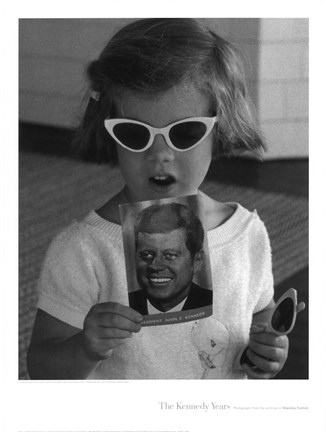 Framed Caroline Sunglasses, 1961 Print