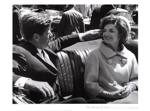 Framed Jfk And Jacqueline, 1961 Print