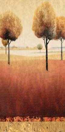 Framed Outside In I - Red Print