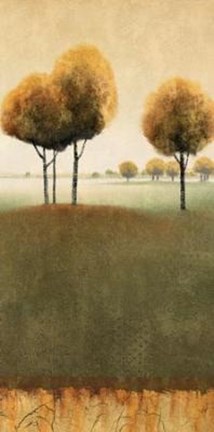 Framed Outside In II - Green Print