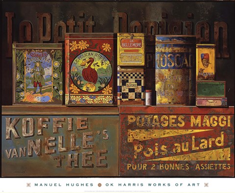 Framed Le Petit Parisien Print