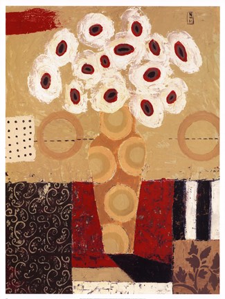 Framed White Longitude Print