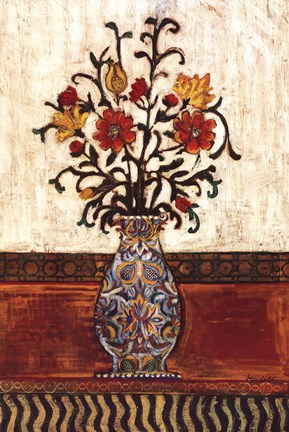 Framed Arabesque I Print