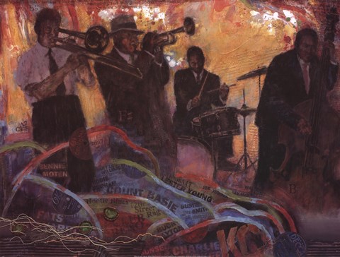 Framed Kansas City Nights Print