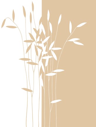 Framed Reeds II Print