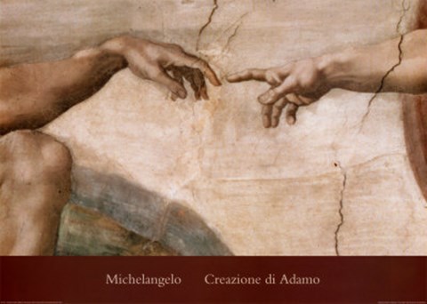 Michelangelo Buonarroti Creazione Di Adamo (Detail)