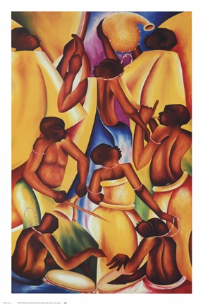 Framed Rhythm Of Life Print