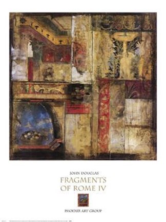 Framed Fragments Of Rome IV Print
