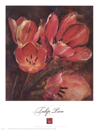 Framed Tulip Two Print