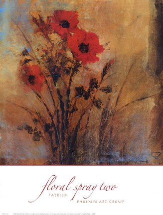 Framed Floral Spray Two Print