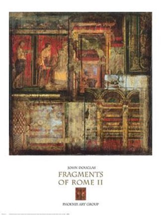 Framed Fragments Of Rome II Print