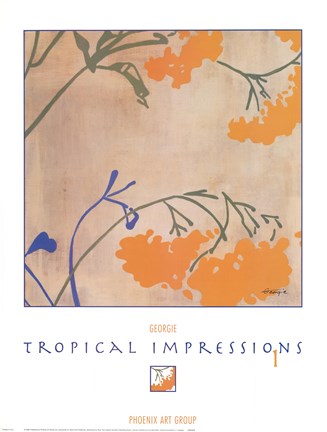 Framed Tropical Impressions 1 Print