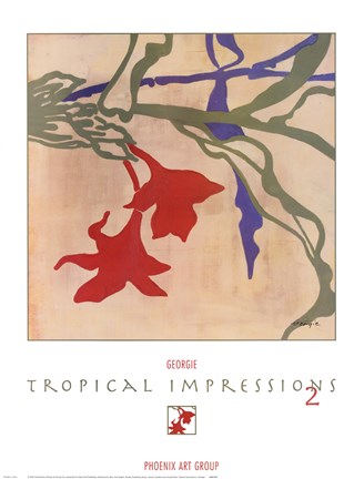 Framed Tropical Impressions 2 Print