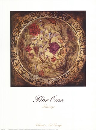 Framed Flor One Print