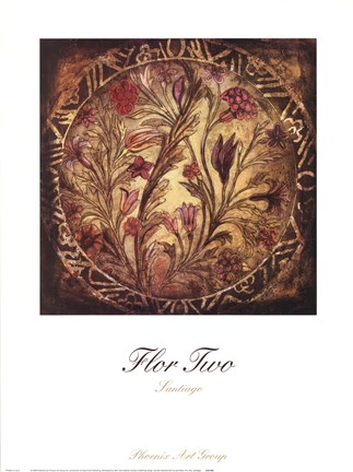 Framed Flor Two Print