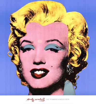 Shot Blue Marilyn, 1964 Fine Art Print by Andy Warhol at