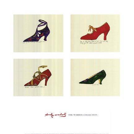 Framed Shoes, Shoes, Shoes, 1955 Print