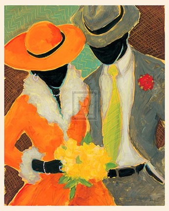 Framed Celebrating Love II Print