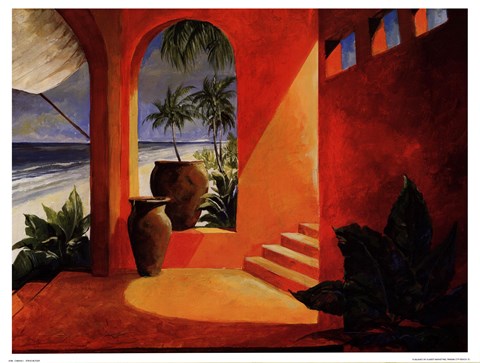 Framed Cabana I Print