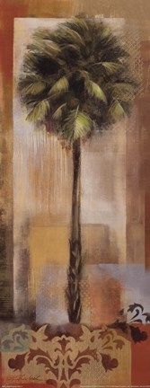 Framed Mediterranean Palm II Print