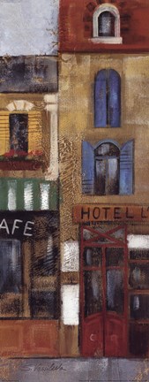 Framed Ruette De Ville IV Print