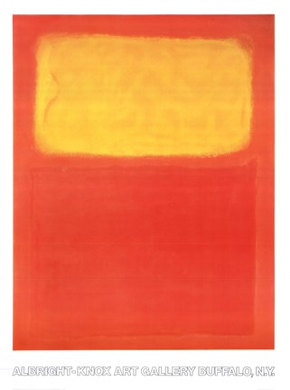 Framed Orange and Yellow Print